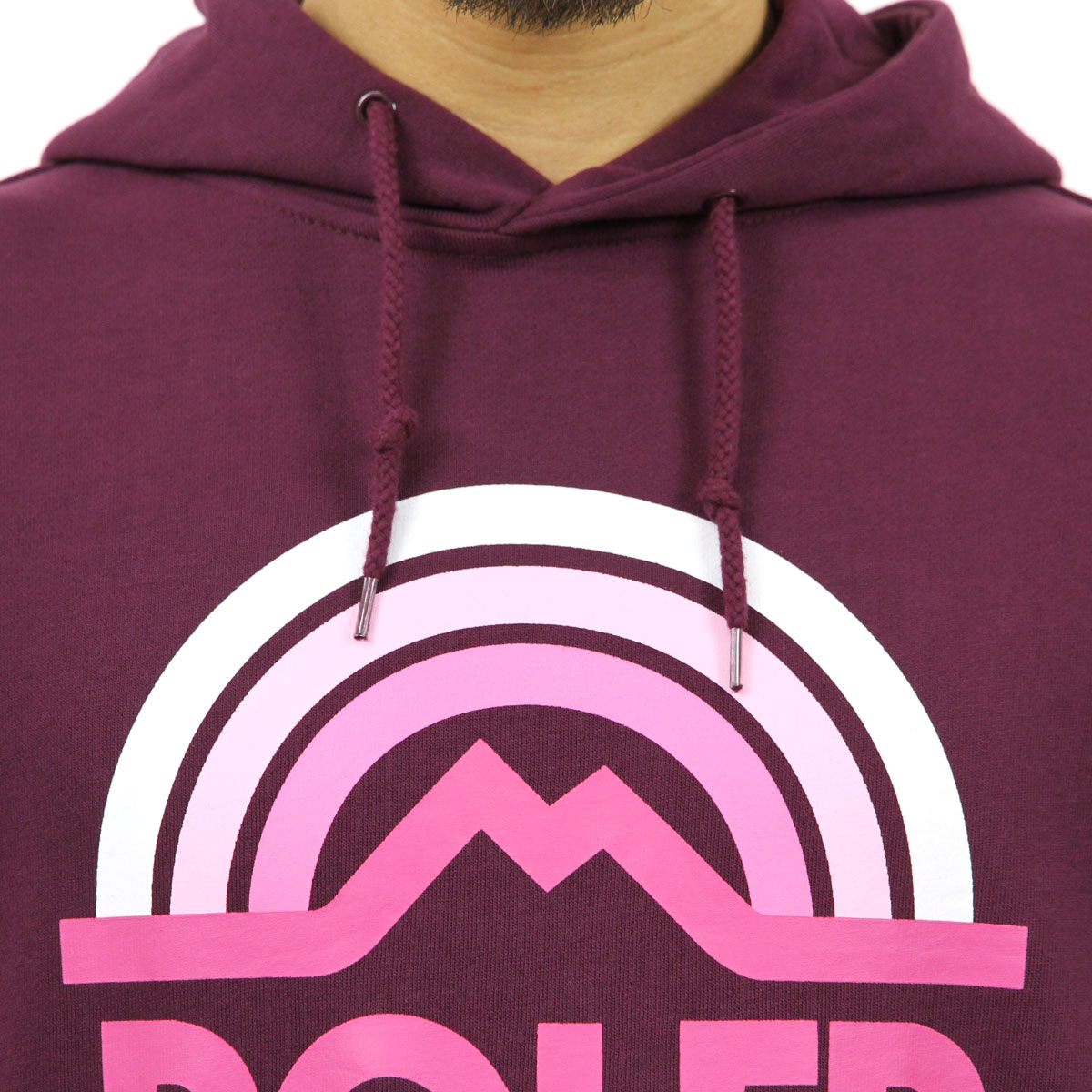 �ݡ��顼 �ѡ����� ��� ��������Ź POLER �ץ륪���С��ѡ����� MOUNTAIN RAINBOW HOODIE 21260001-GRP GRAPE A79B B1C C1D D5E E11F