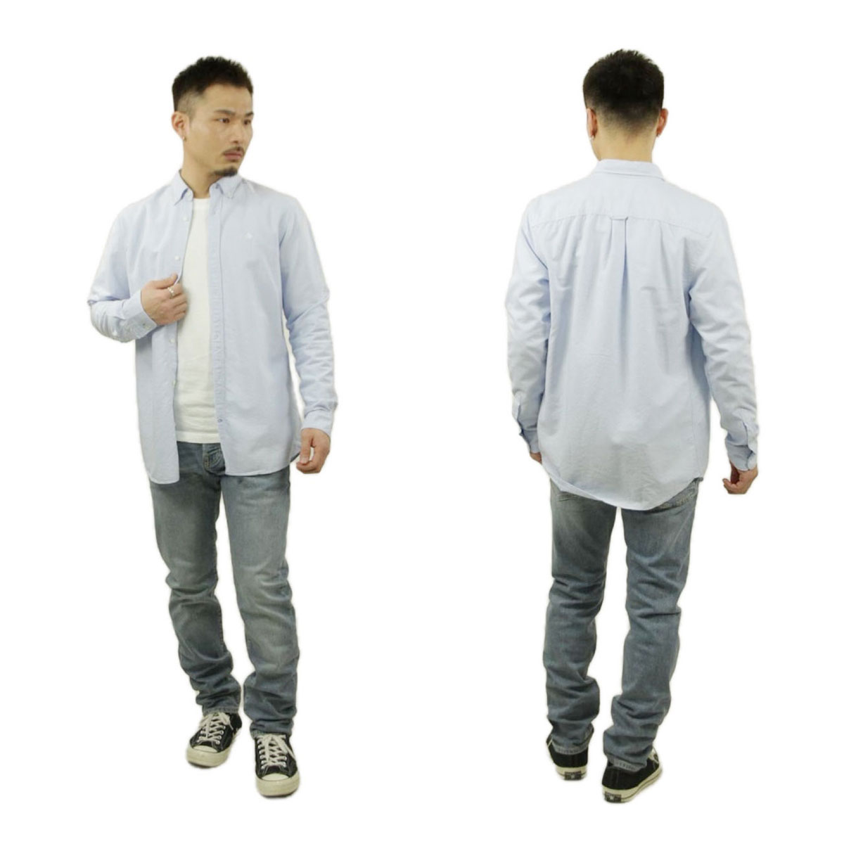 �����å�����ɥ����� ��� Ĺµ����� ��������Ź SCOTCH��SODA ���åȥ� ���ݥ���� ���� BASIC OXFORD ORGANIC COTTON REGULAR FIT SHIRT 165315 0765 51450 BLUE