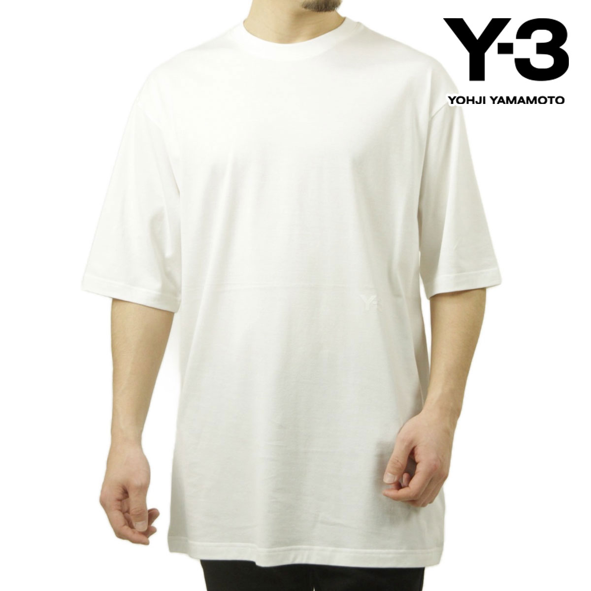 磻꡼  ȾµT  Y-3 롼ͥå åȥ U BOXY SS TEE JM7817 CORE WHITE