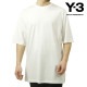 磻꡼  ȾµT  Y-3 롼ͥå åȥ U BOXY SS TEE JM7817 CORE WHITE