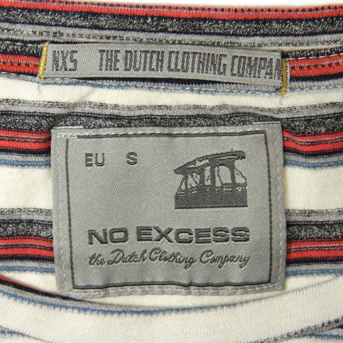 �Ρ��������� T����� ��������Ź NO EXCESS ȾµT����� ���롼�ͥå�  YARN DYED STRIPE TEE 350356 187 A67B B1C C1D D1E E11F