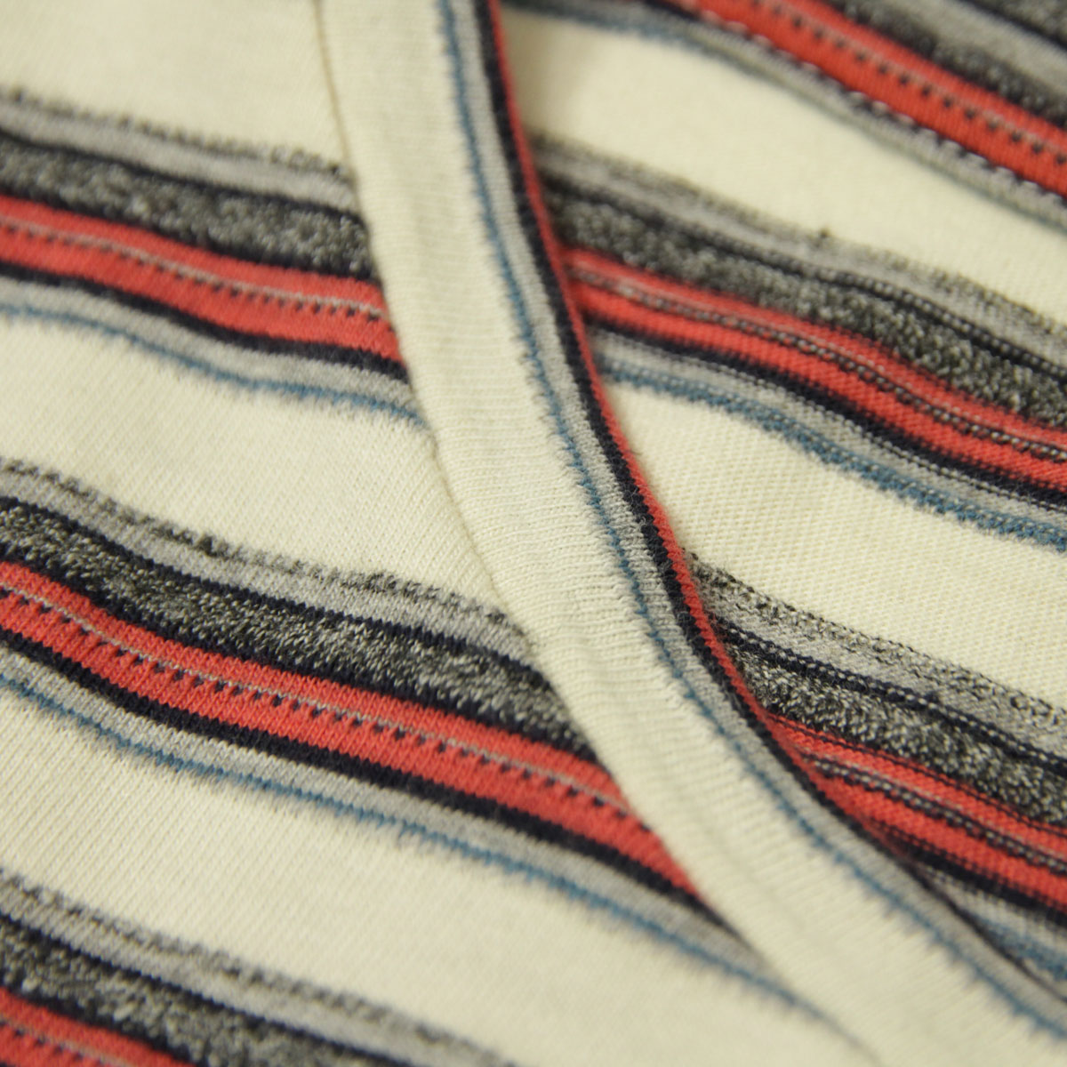 �Ρ��������� T����� ��������Ź NO EXCESS ȾµT����� ���롼�ͥå�  YARN DYED STRIPE TEE 350356 187 A67B B1C C1D D1E E11F