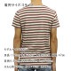 �Ρ��������� T����� ��������Ź NO EXCESS ȾµT����� ���롼�ͥå�  YARN DYED STRIPE TEE 350356 187 A67B B1C C1D D1E E11F