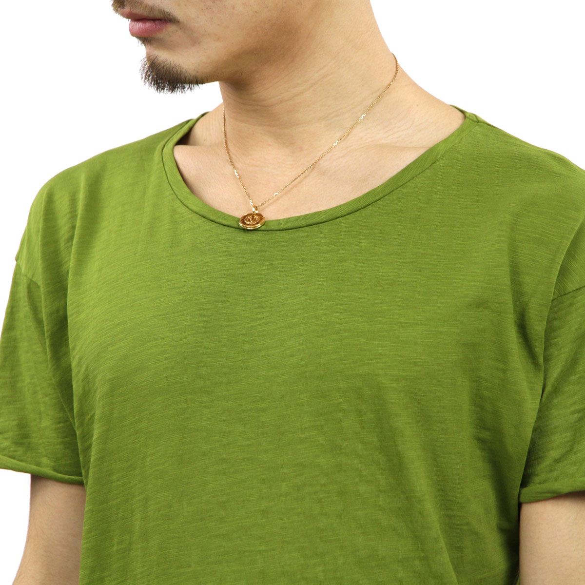 ̡ǥ T Ź Nudie Jeans ȾµT 롼ͥå ROGER SLUB CREW TEE SHIRT PEA G22 131484 A62B B1C C1D D1E E08F