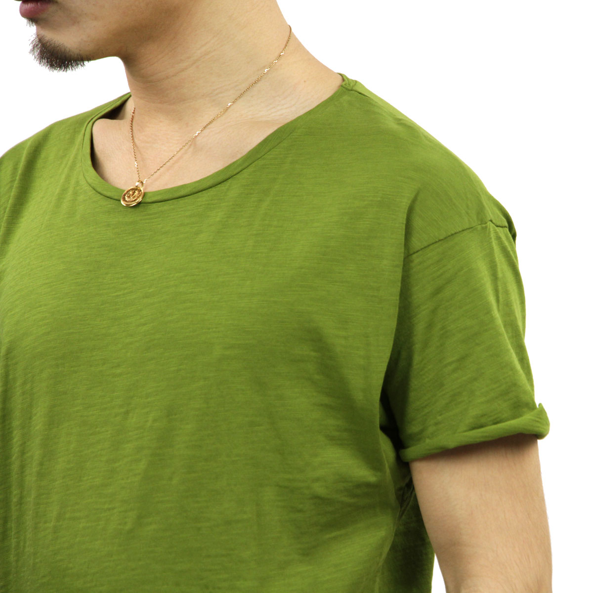 ̡ǥ T Ź Nudie Jeans ȾµT 롼ͥå ROGER SLUB CREW TEE SHIRT PEA G22 131484 A62B B1C C1D D1E E08F