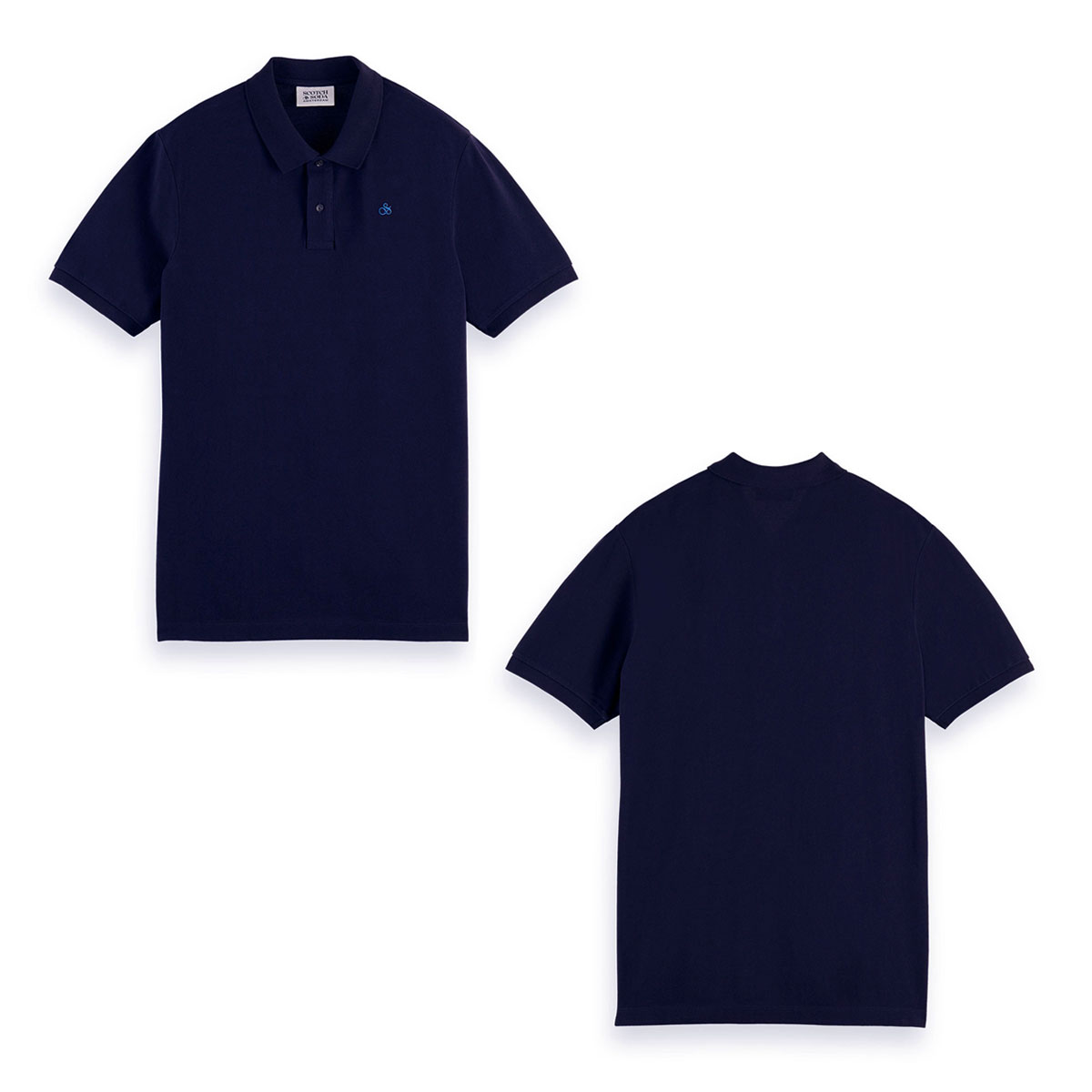 �����å�����ɥ����� �ݥ������ ��� ��������Ź SCOTCH��SODA Ⱦµ�ݥ������ �ԥ��ݥ� BASIC ORGANIC PIQUE POLOS SHIRT 165320 0002 54550 78 NIGHT A39B B1C C1D D3E E06F