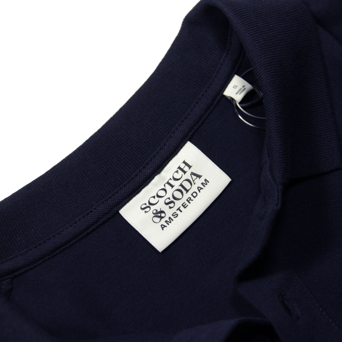 �����å�����ɥ����� �ݥ������ ��� ��������Ź SCOTCH��SODA Ⱦµ�ݥ������ �ԥ��ݥ� BASIC ORGANIC PIQUE POLOS SHIRT 165320 0002 54550 78 NIGHT A39B B1C C1D D3E E06F