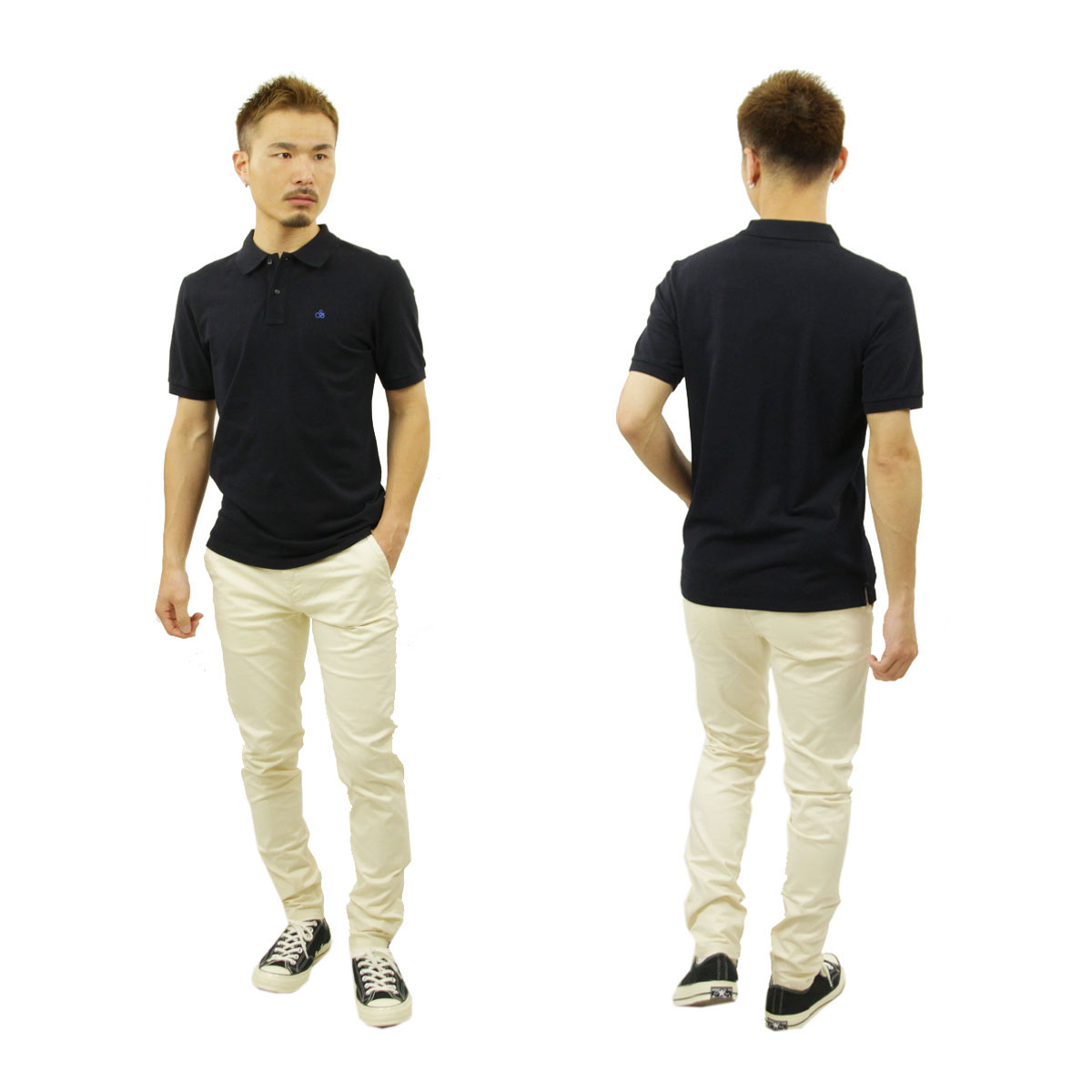 �����å�����ɥ����� �ݥ������ ��� ��������Ź SCOTCH��SODA Ⱦµ�ݥ������ �ԥ��ݥ� BASIC ORGANIC PIQUE POLOS SHIRT 165320 0002 54550 78 NIGHT A39B B1C C1D D3E E06F