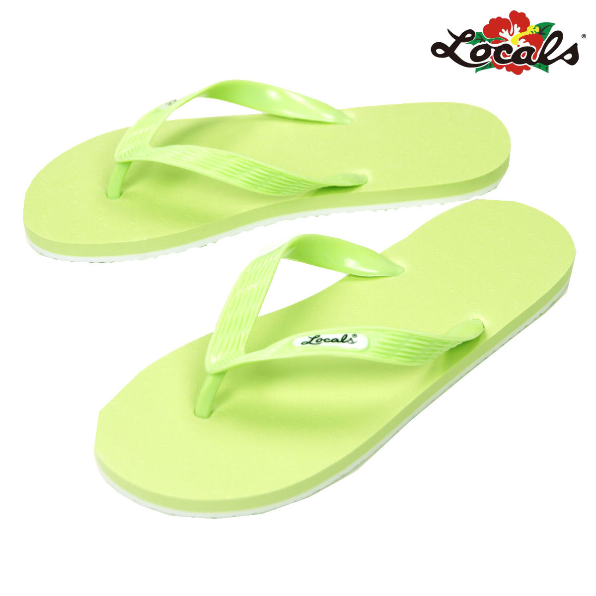 �������륺 ��� ��ǥ����� ������� ��������Ź LOCALS �ӡ���������� �ȥ󥰥������ LOCALS COMBINATION SLIPPA SANDAL JP-SN001 PISTACHIO/WHT