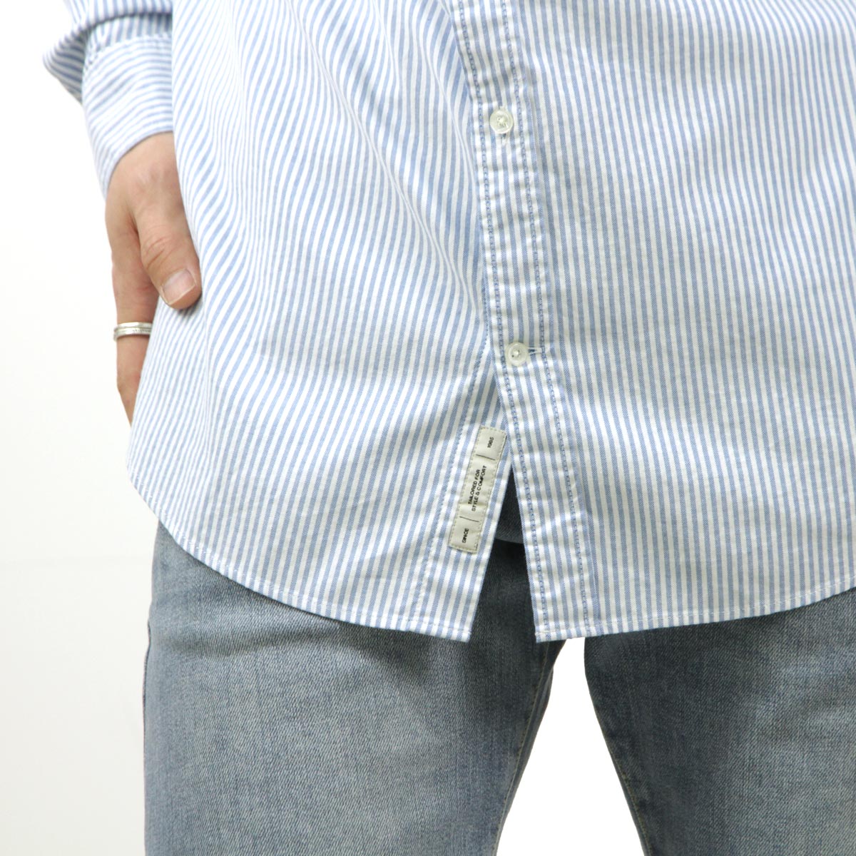 �����å�����ɥ����� ��� Ĺµ����� ��������Ź SCOTCH��SODA ���åȥ� ���ȥ饤�� ���ݥ���� ���� REGULAR-FIT ORGANIC COTTON OXFORD SHIRT 169719 0217 COMBO A