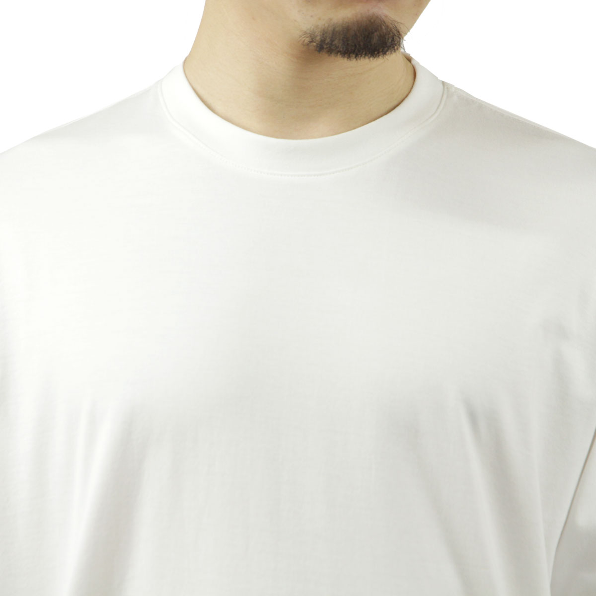 磻꡼  ĹµT  Y-3 롼ͥå åȥ T U LS TEE LONG SLEEVE T-SHIRT JD9832 CORE WHITE
