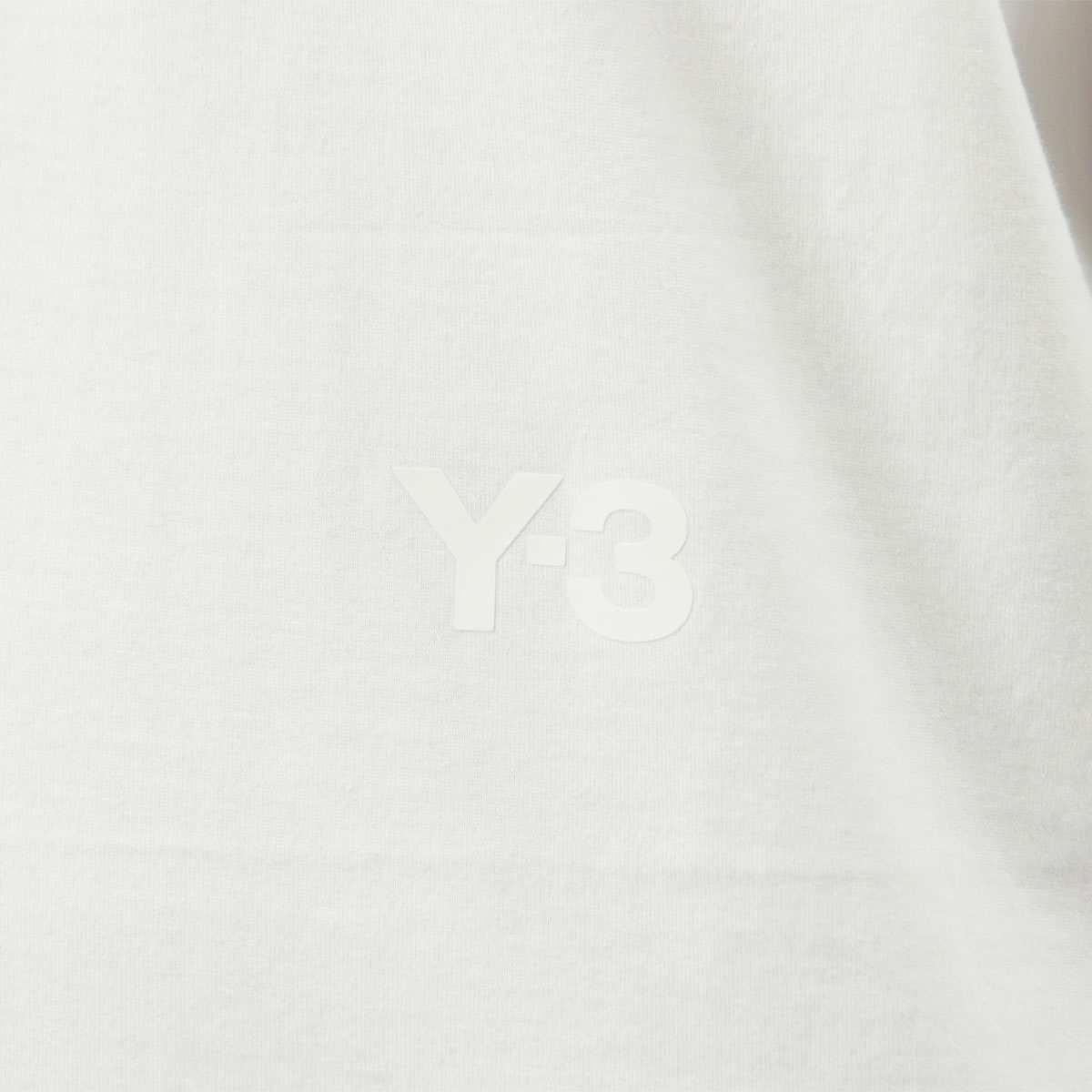 磻꡼  ĹµT  Y-3 롼ͥå åȥ T U LS TEE LONG SLEEVE T-SHIRT JD9832 CORE WHITE