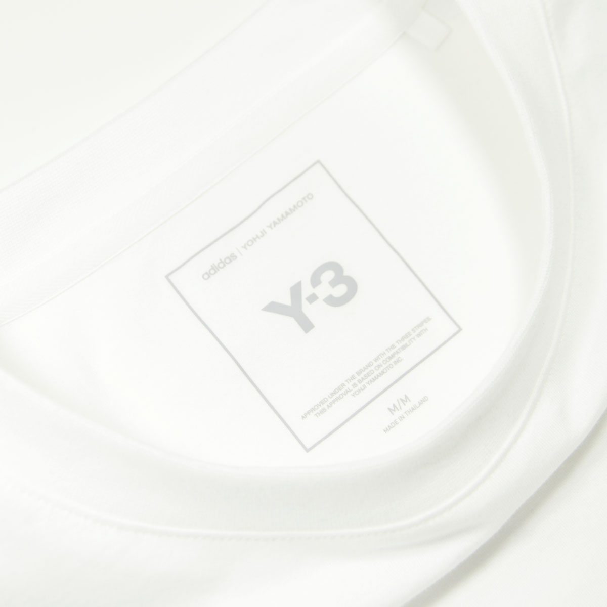 磻꡼  ĹµT  Y-3 롼ͥå åȥ T U LS TEE LONG SLEEVE T-SHIRT JD9832 CORE WHITE