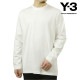 磻꡼  ĹµT  Y-3 롼ͥå åȥ T U LS TEE LONG SLEEVE T-SHIRT JD9832 CORE WHITE