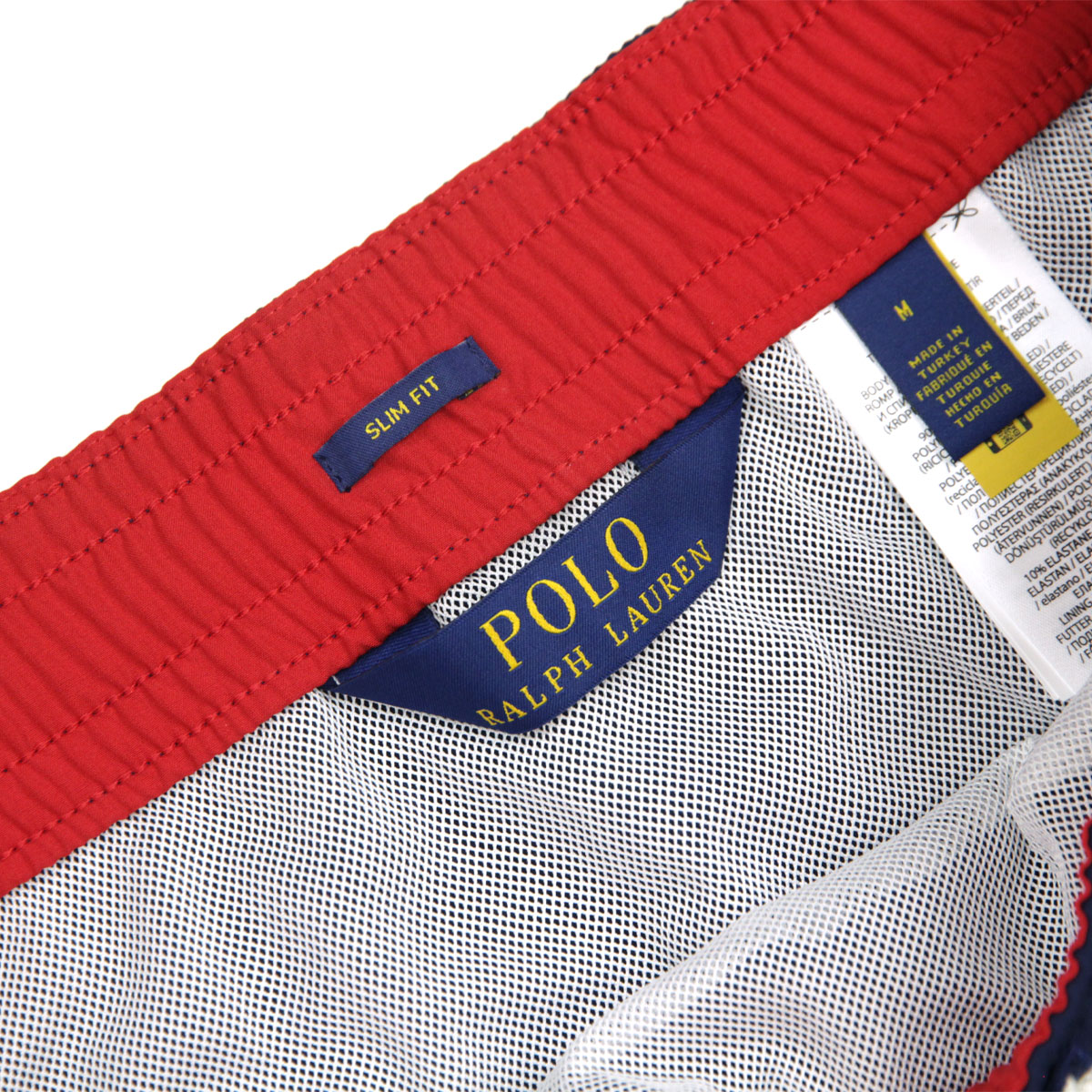 �ݥ� ���ե������ ��� ������ѥ�� ������ POLO RALPH LAUREN ���� �ȥ�󥯥��� ���� WOVEN TRUNK SWIM PANTS NEWPORT NAVY 710B16721 004