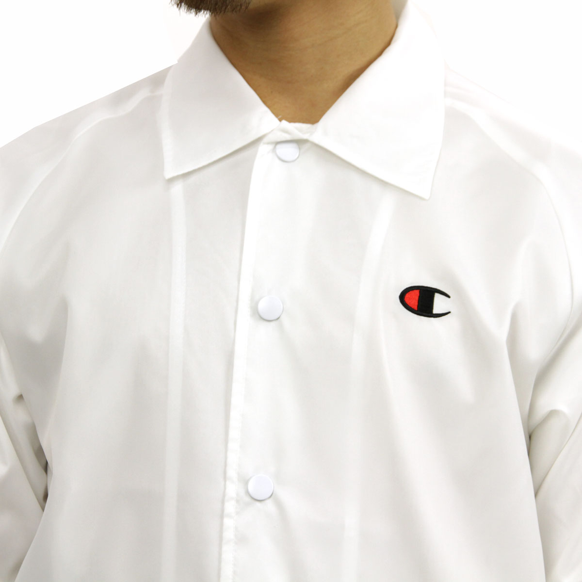 �����ԥ��� CHAMPION ������ ��� ���������㥱�å� �������� COACHES JACKET WEST BREAKER EDITION V0100 WHITE AA4B B1C C1D D4E E01F