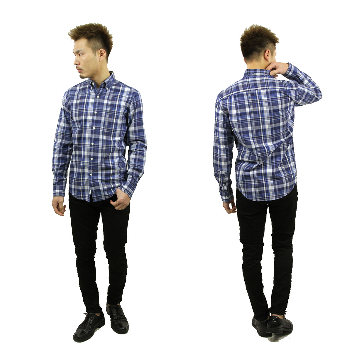 ����ꥫ�󥤡����� ����� ��� ������ AMERICAN EAGLE Ĺµ����� �ܥ�������󥷥�� AE POPLIN BUTTON UP SHIRT 0153-1601-410 A04B B1C C1D D6E E07F