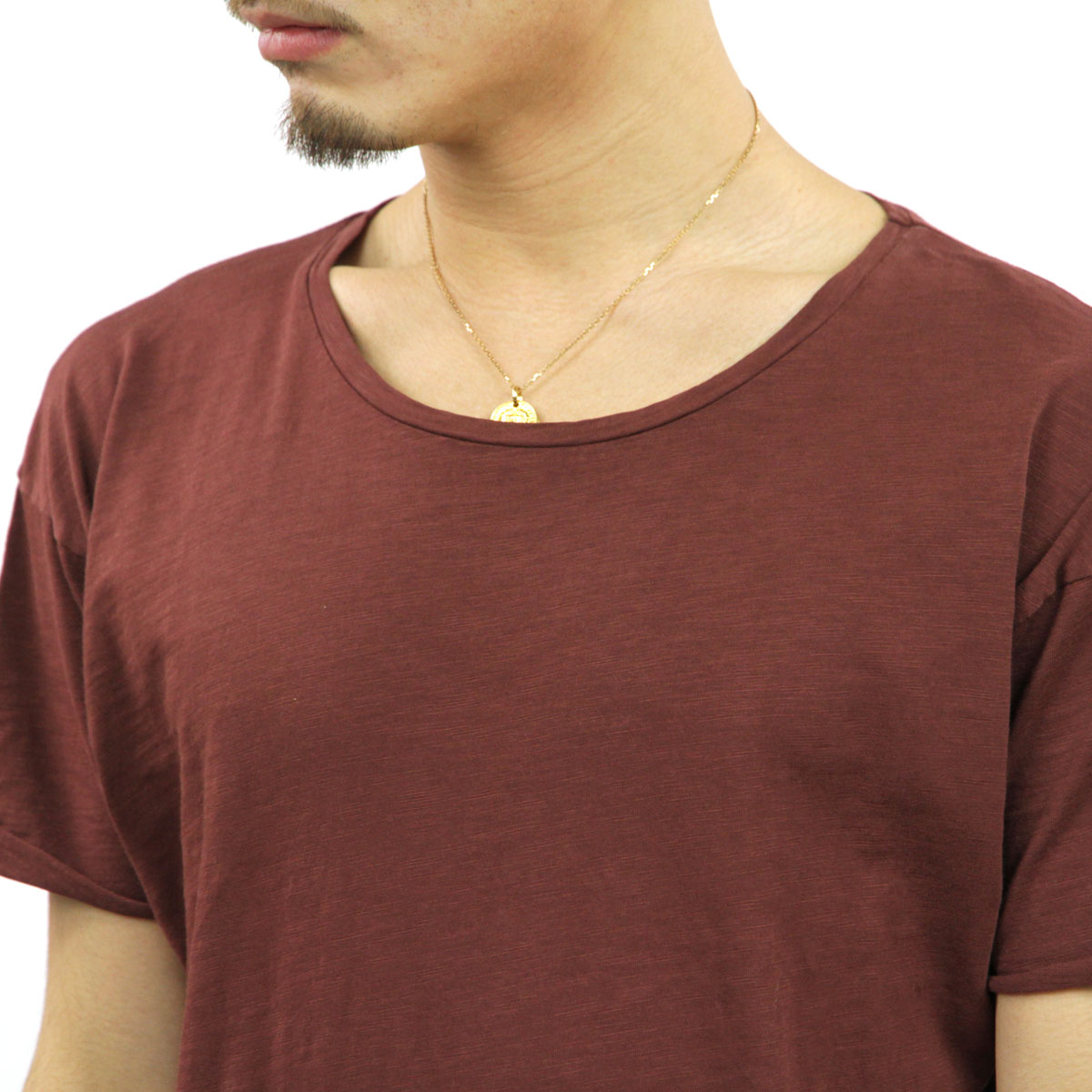 ̡ǥ T Ź Nudie Jeans ȾµT 롼ͥå ROGER SLUB CREW TEE SHIRT PLUM P03 131484 A62B B1C C1D D1E E11F
