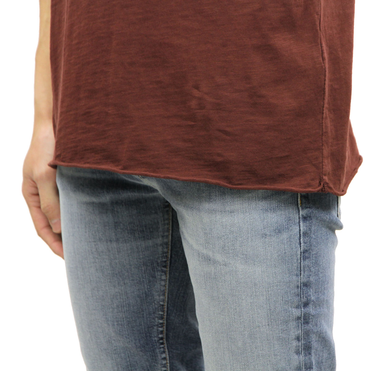 ̡ǥ T Ź Nudie Jeans ȾµT 롼ͥå ROGER SLUB CREW TEE SHIRT PLUM P03 131484 A62B B1C C1D D1E E11F