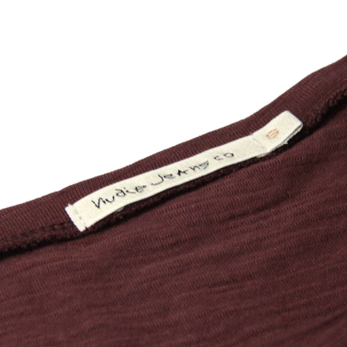 ̡ǥ T Ź Nudie Jeans ȾµT 롼ͥå ROGER SLUB CREW TEE SHIRT PLUM P03 131484 A62B B1C C1D D1E E11F