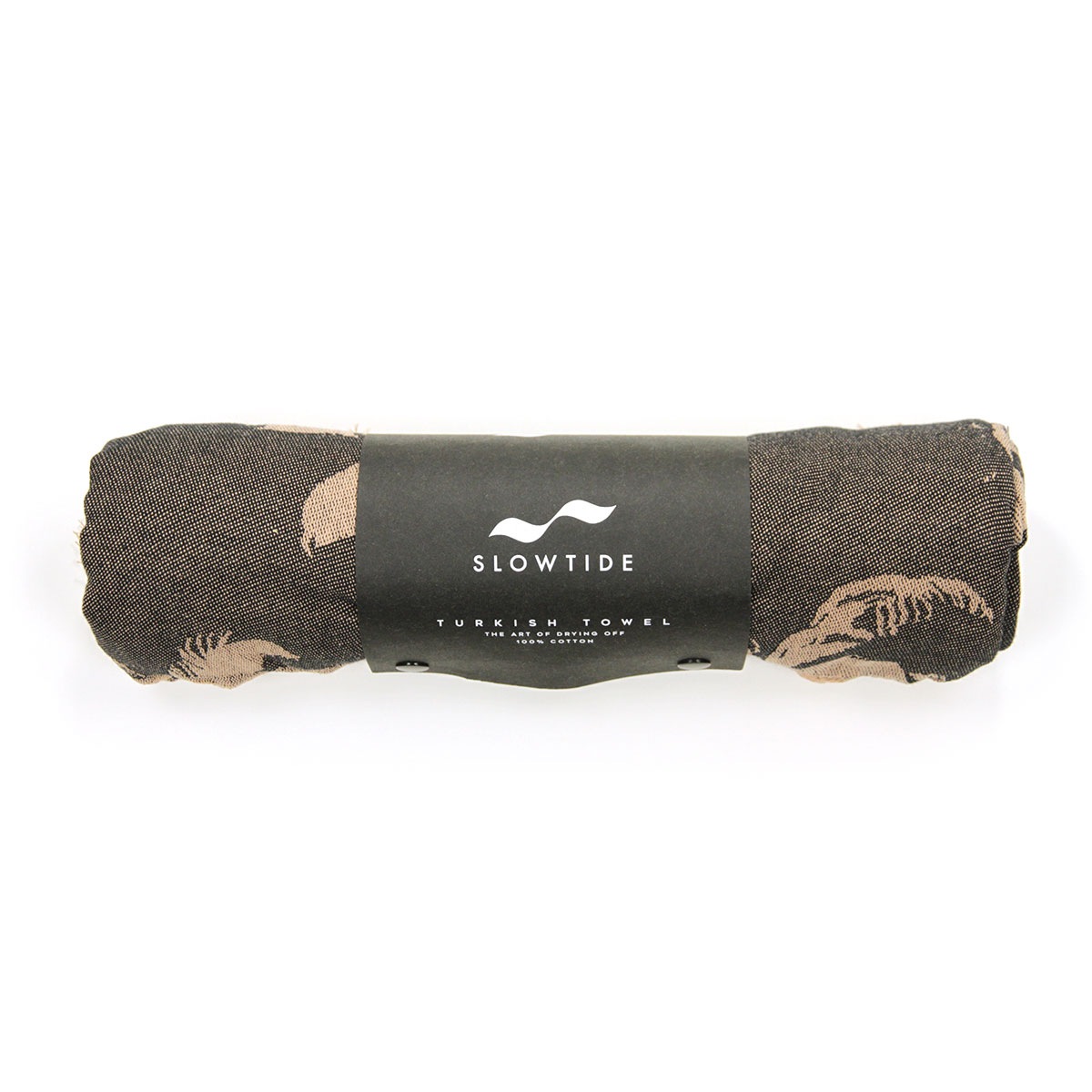   Ź SLOWTIDE  ӡ LORETO FRINGE BEACH BATH TURKISH TOWEL ST342 BLACK A97B B3C CBD D0E E13F