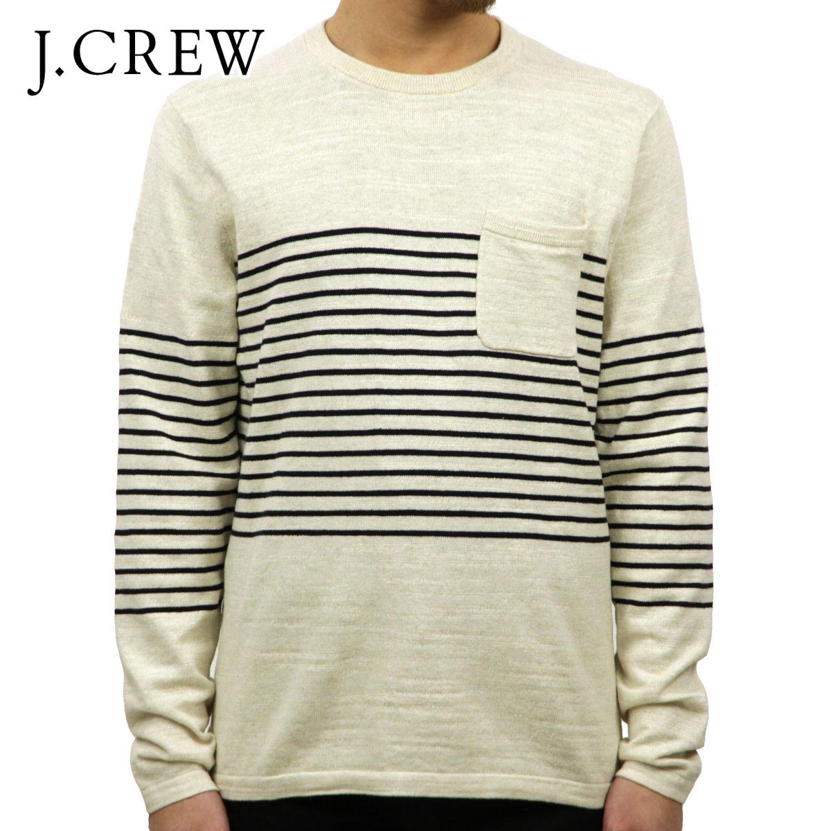 ���������롼 �������� ��� ������ J.CREW  STRIPED CREWNECK SWEATER e6817 A38B B1C C1D D7E E18F