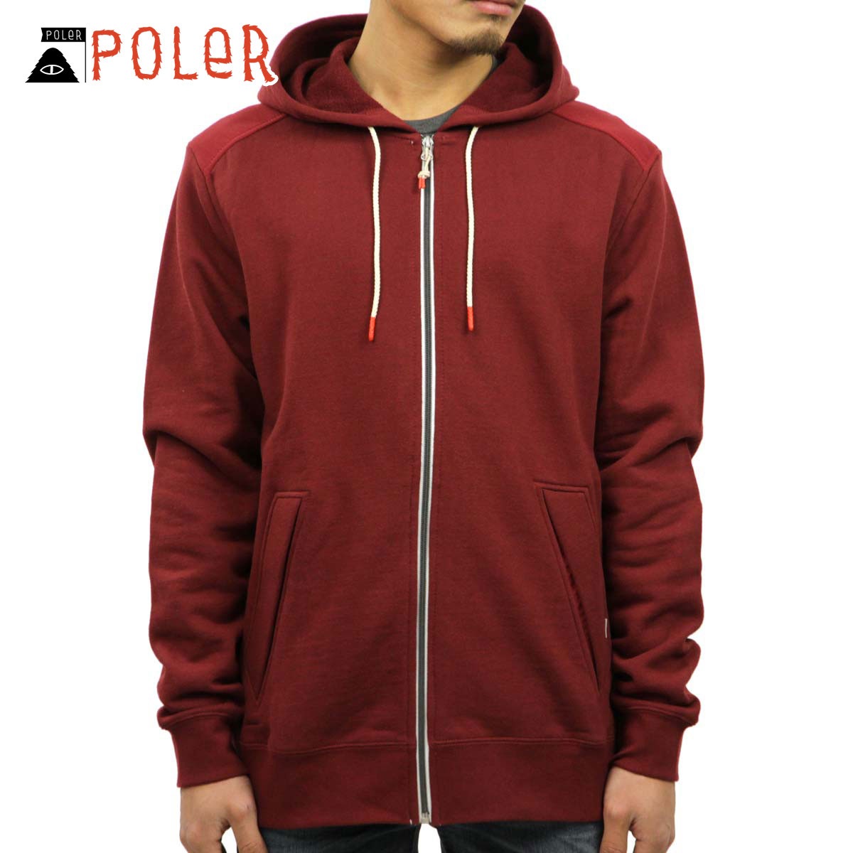 �ݡ��顼 �ѡ����� ��� ��������Ź POLER  MEN��S YOLKED HOODIE 637146-MER MERLOT A79B B1C C1D D5E E11F