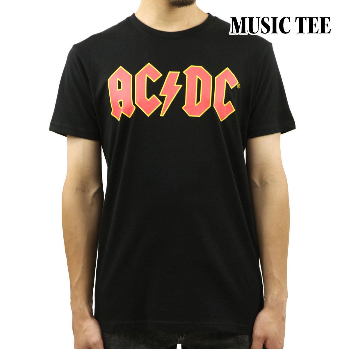 �ߥ塼���å��ƥ� ��� �Х��T����� ������ MUSIC TEE ���å�T����� �����������ǥ������� ���� AC/DC LOGO MUSIC TEE