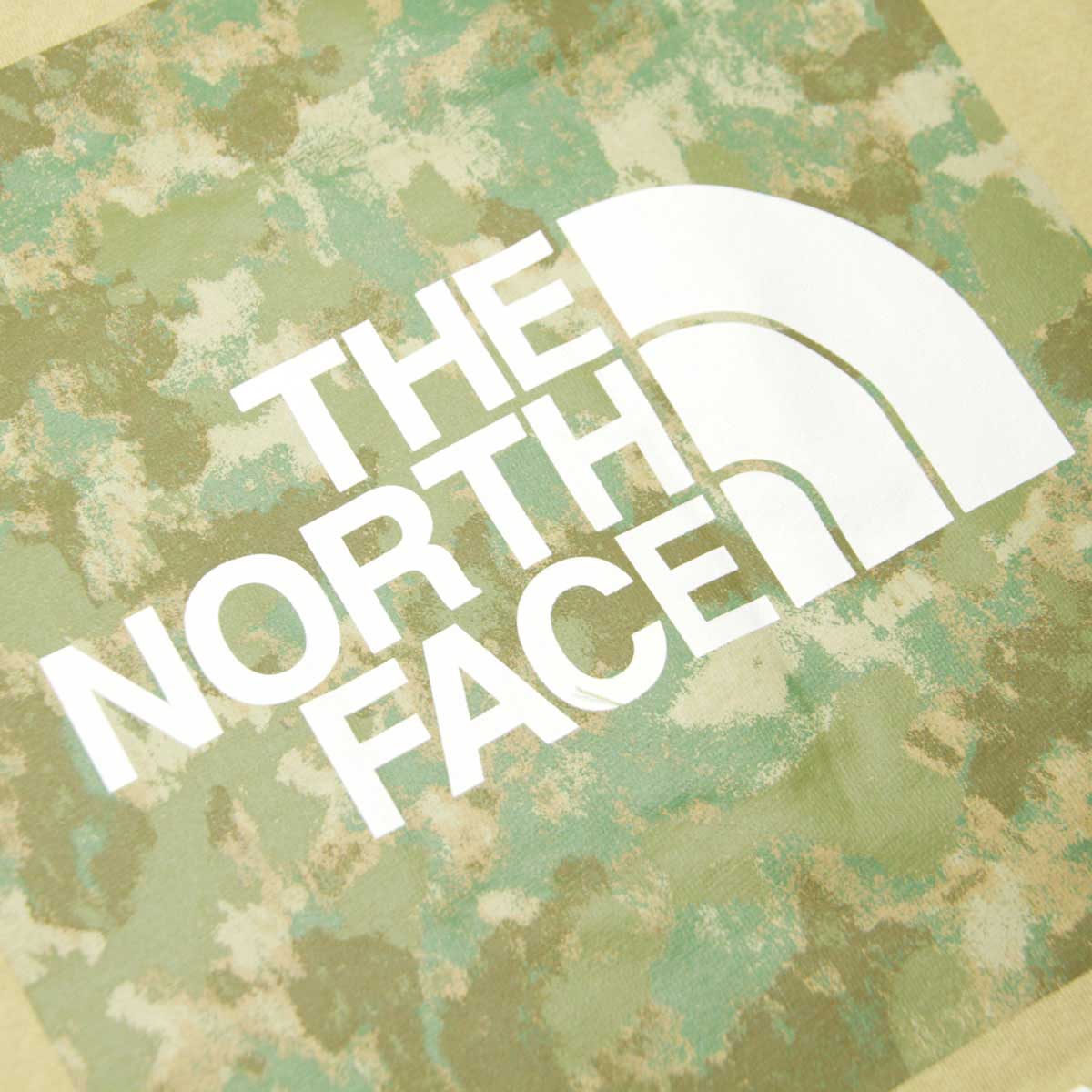 Ρե  ѡ  THE NORTH FACE Хåץ ץ륪С  BOX NSE PULLOVER HOODIE NF0A7UNS KHAKI STONE/MILITARY OLIVE STIPPLED CAMO PRINT A14B B1C C1D D5E E18F