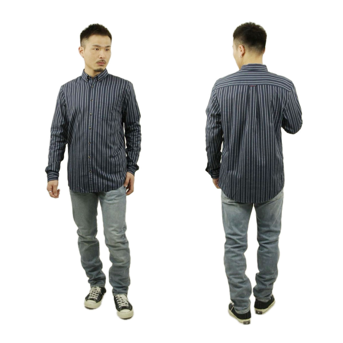 �����å�����ɥ����� ��� Ĺµ����� ��������Ź SCOTCH��SODA ���åȥ� ���ȥ饤�� REGULAR-FIT ORGANIC COTTON STRIPED OXFORD SHIRTS COMBO C 169723 0220