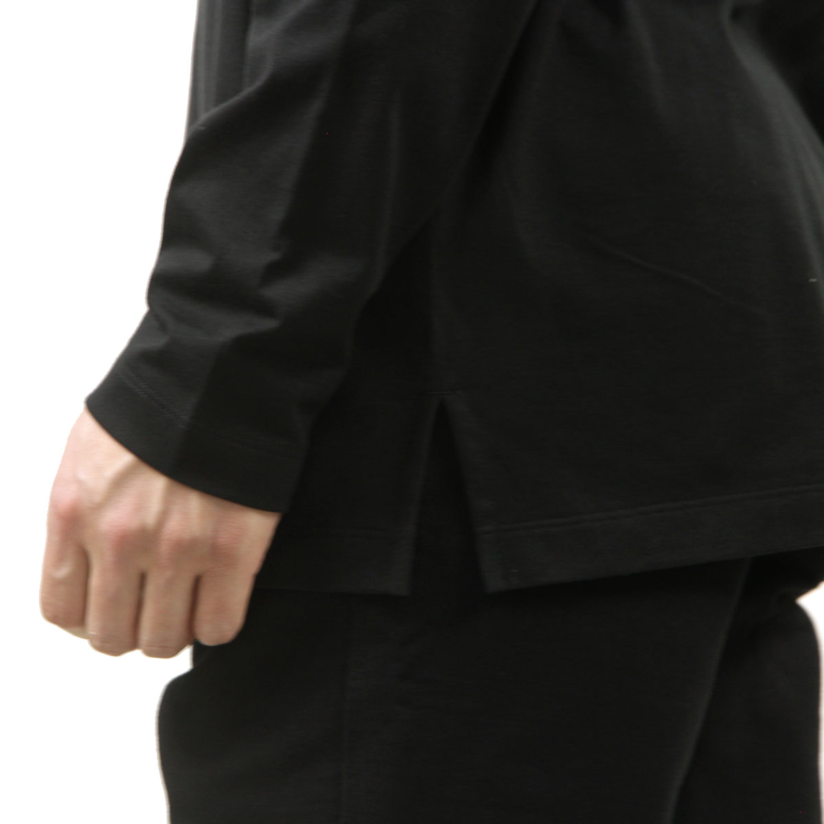 磻꡼  ĹµT  Y-3 롼ͥå åȥ T U LS TEE LONG SLEEVE T-SHIRT IW0068 BLACK