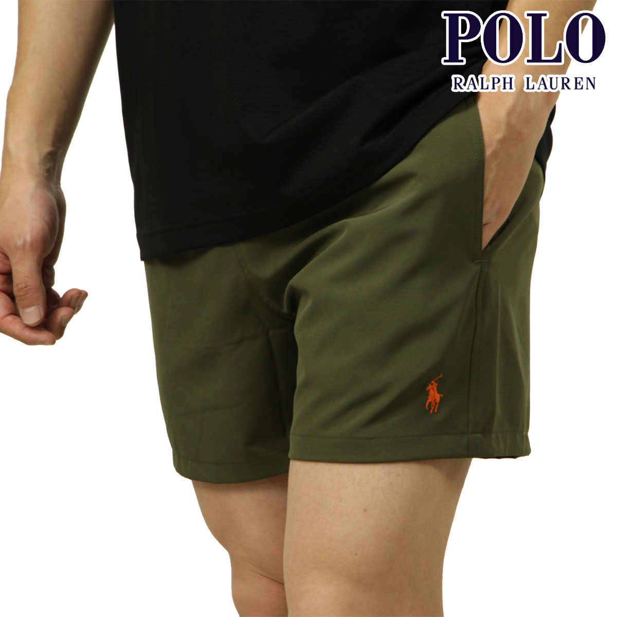 �ݥ� ���ե������ ��� ������ѥ�� ������ POLO RALPH LAUREN ���� �ȥ�󥯥��� ���� WOVEN TRUNK SWIM PANTS CANOPY OLIVE 710B16721 008