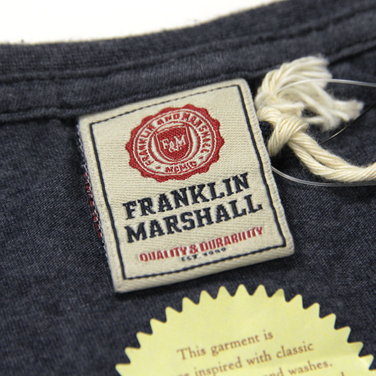 ե󥯥 ޡ T Ź FRANKLINMARSHALL ȾµT 롼ͥå  LOGO TEE NAVY TSMF182AN 45181 4010 A61B B1C C1D D1E E06F