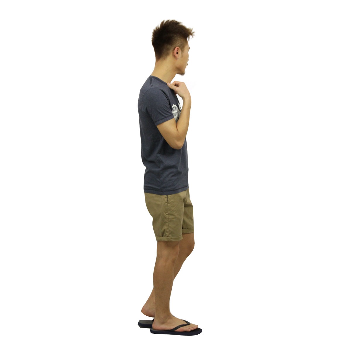 ե󥯥 ޡ T Ź FRANKLINMARSHALL ȾµT 롼ͥå  LOGO TEE NAVY TSMF182AN 45181 4010 A61B B1C C1D D1E E06F
