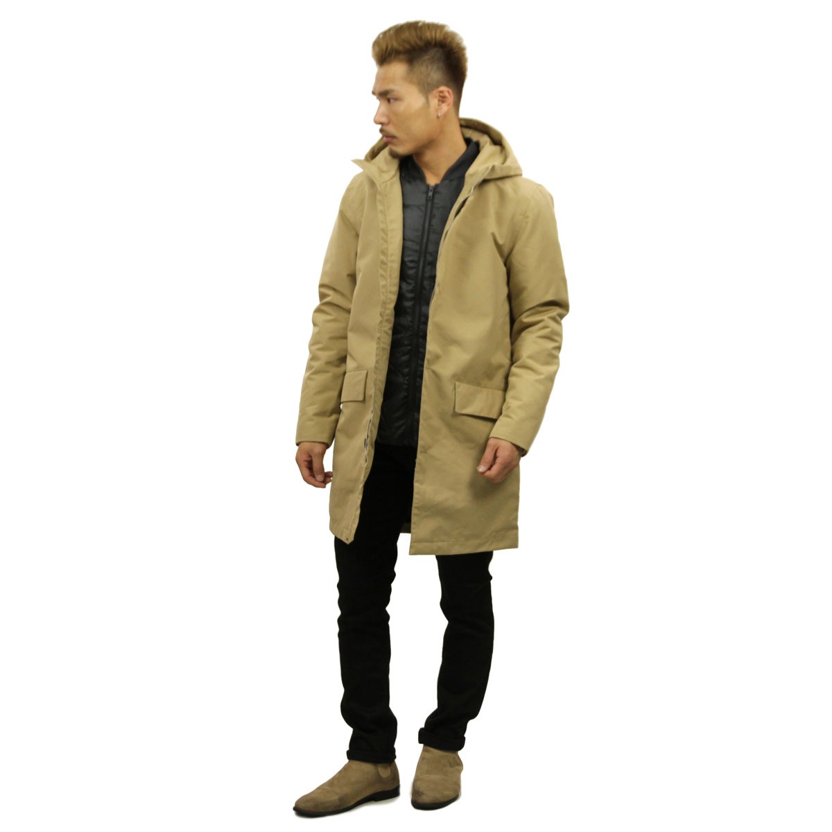 ����Х��� elvine ��������Ź ��� �������� �ա��ɥ��㥱�å� ELOF THERMOSOFT LONG JACKET 183019 CAMEL A91B B1C C1D D4E E18F