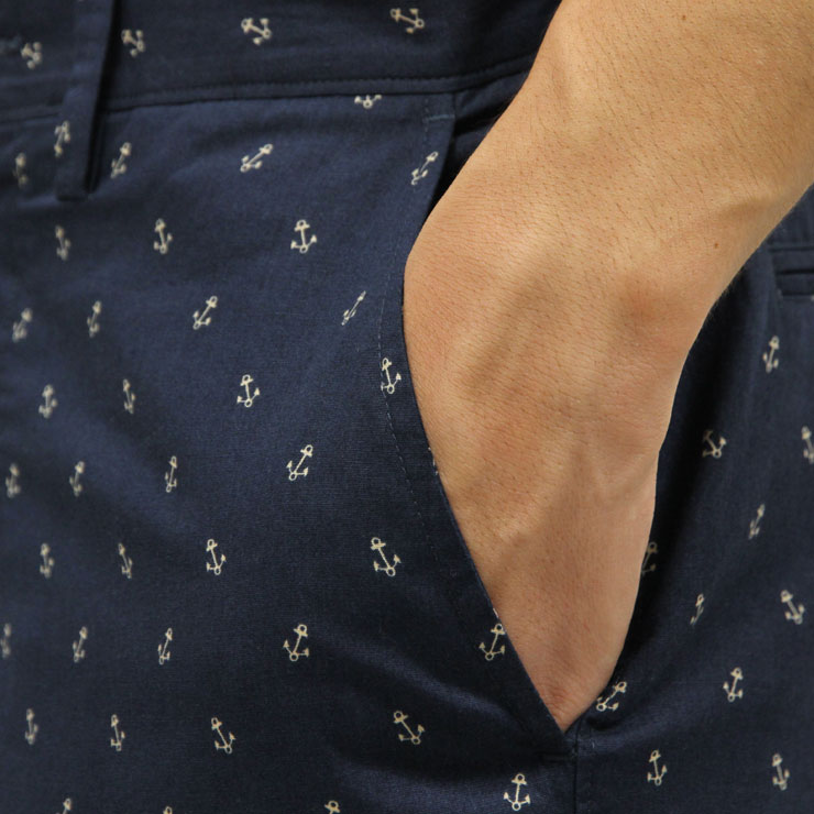 ���������롼 ���硼�ȥѥ�� ��� ������ J.CREW �ܥȥॹ  9" GRAMERCY SHORT IN ANCHOR PRINT A38B B1C C2D D4E E06F