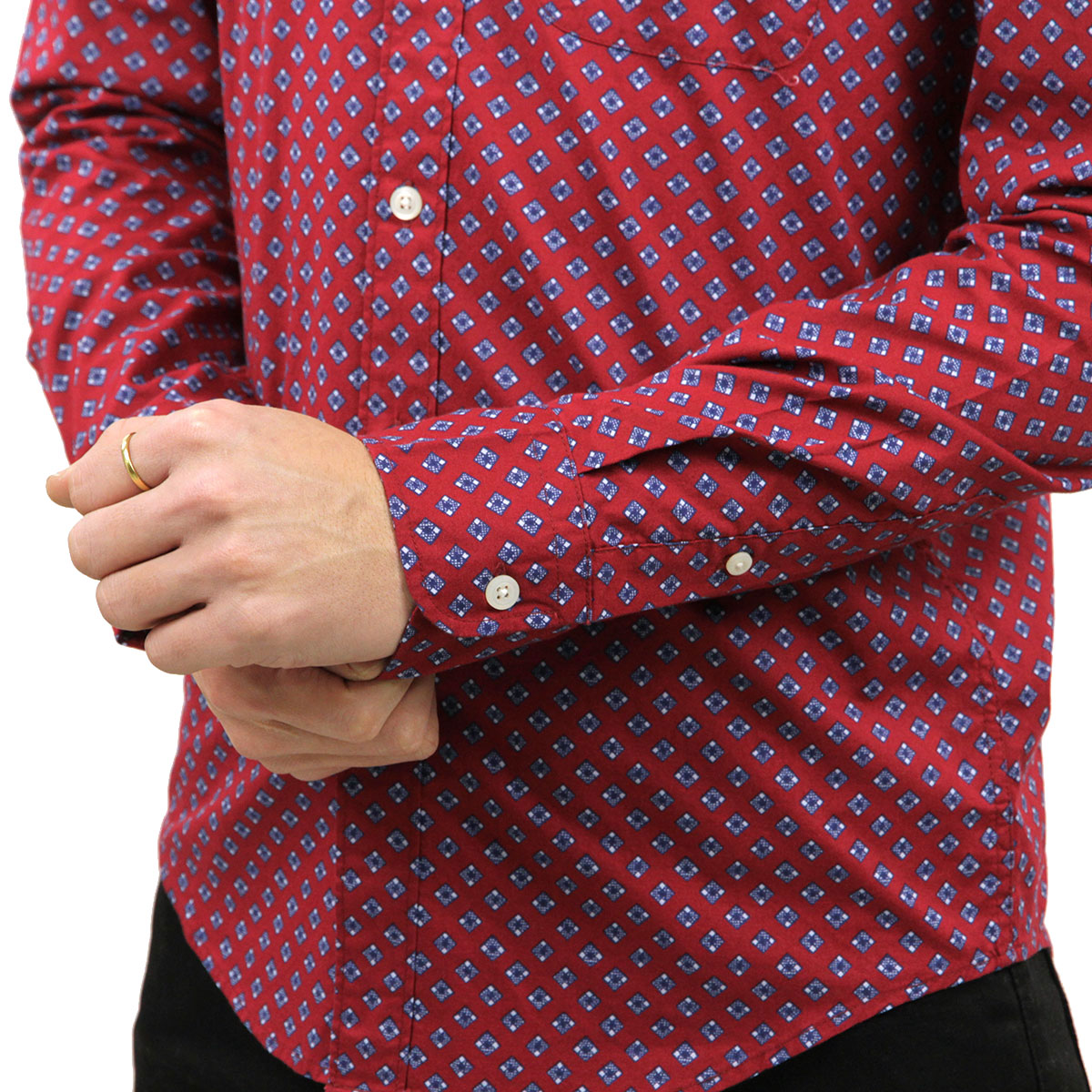 ����ꥫ�󥤡����� ����� ��� ������ AMERICAN EAGLE Ĺµ����� �ܥ�������󥷥�� AE POPLIN BUTTON UP SHIRT 0153-1602-622 A04B B1C C1D D6E E11F