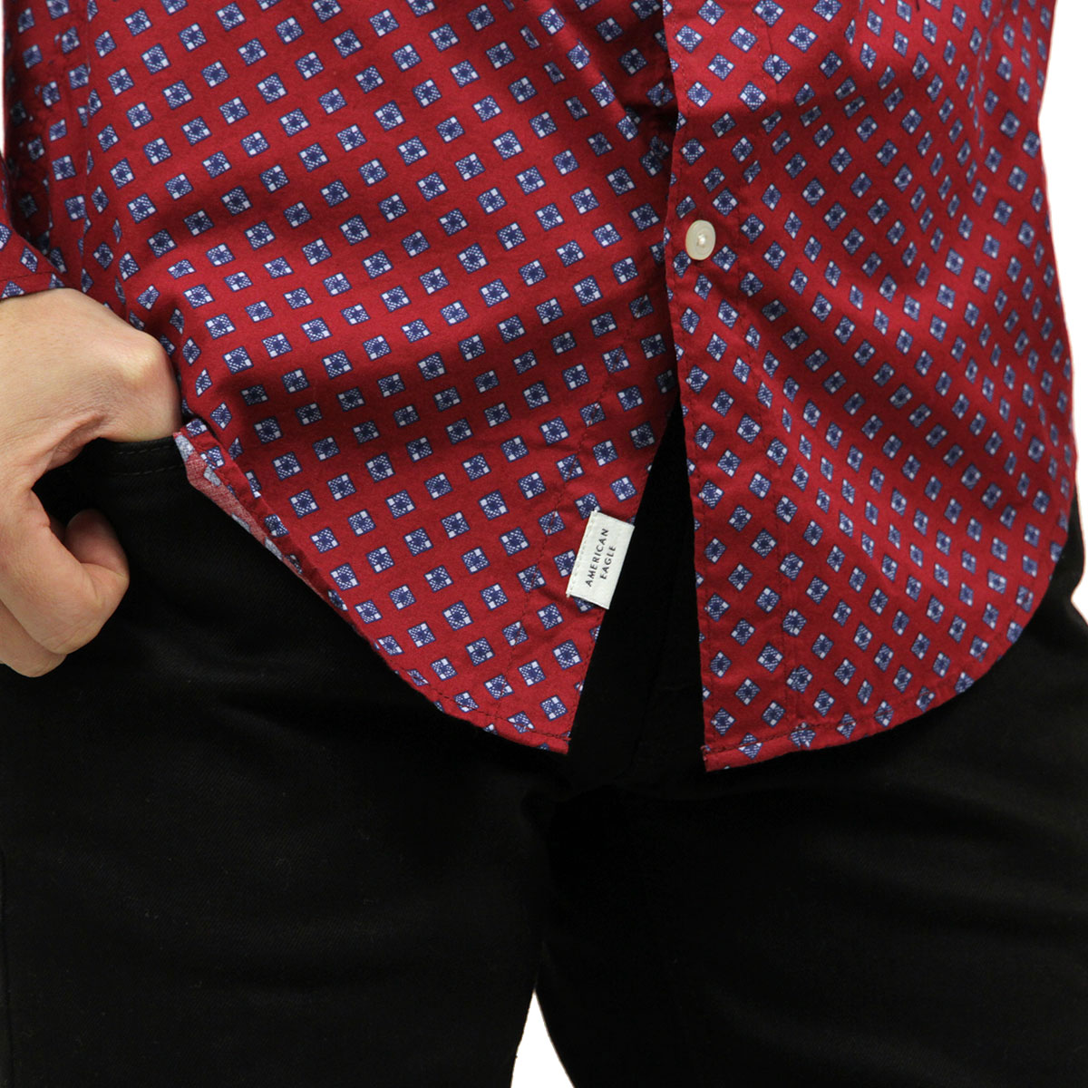 ����ꥫ�󥤡����� ����� ��� ������ AMERICAN EAGLE Ĺµ����� �ܥ�������󥷥�� AE POPLIN BUTTON UP SHIRT 0153-1602-622 A04B B1C C1D D6E E11F