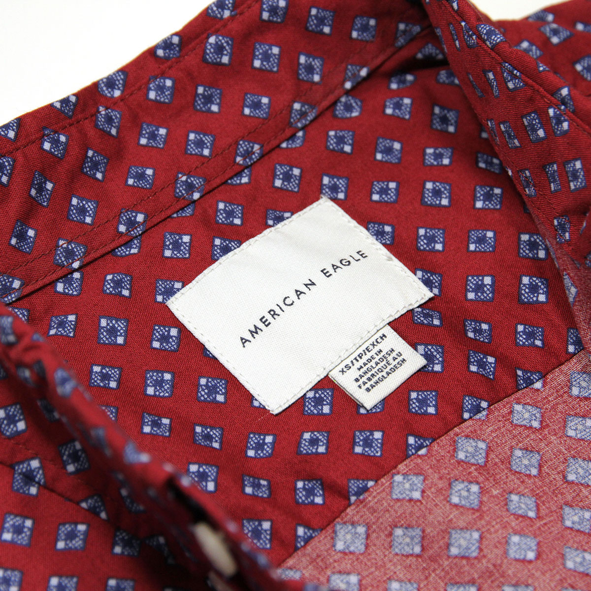 ����ꥫ�󥤡����� ����� ��� ������ AMERICAN EAGLE Ĺµ����� �ܥ�������󥷥�� AE POPLIN BUTTON UP SHIRT 0153-1602-622 A04B B1C C1D D6E E11F