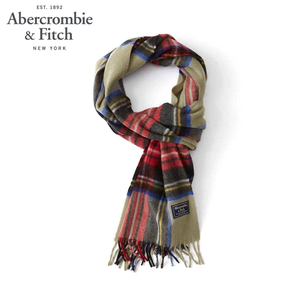 アバクロ マフラー メンズ レディース 正規品 Abercrombie＆Fitch