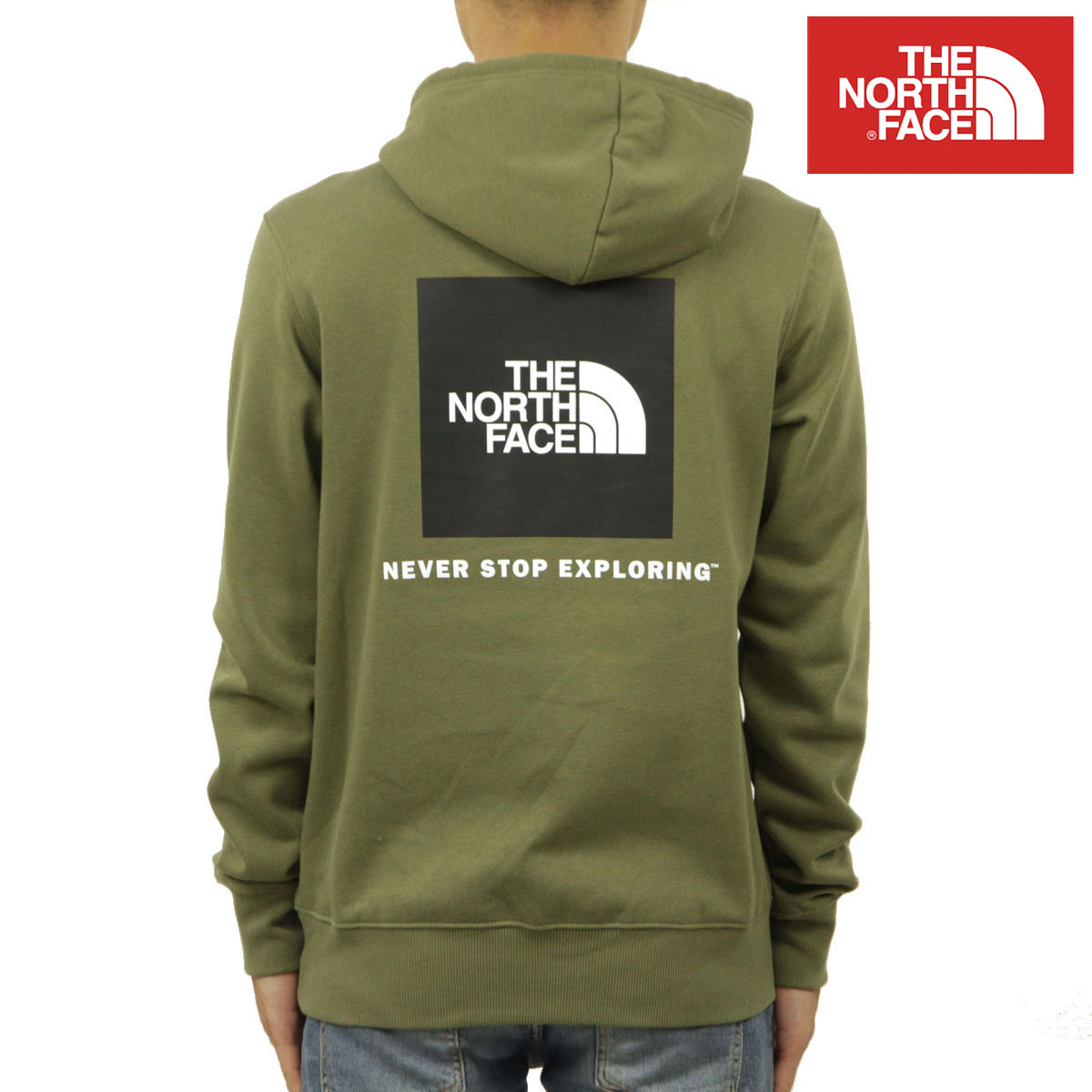 Ρե ѡ   THE NORTH FACE ץ륪Сѡ Хåץ  BOX NSE PULLOVER HOODIE NF0A4761 BURNT OLIVE GREEN A14B B1C C1D D5E E08F