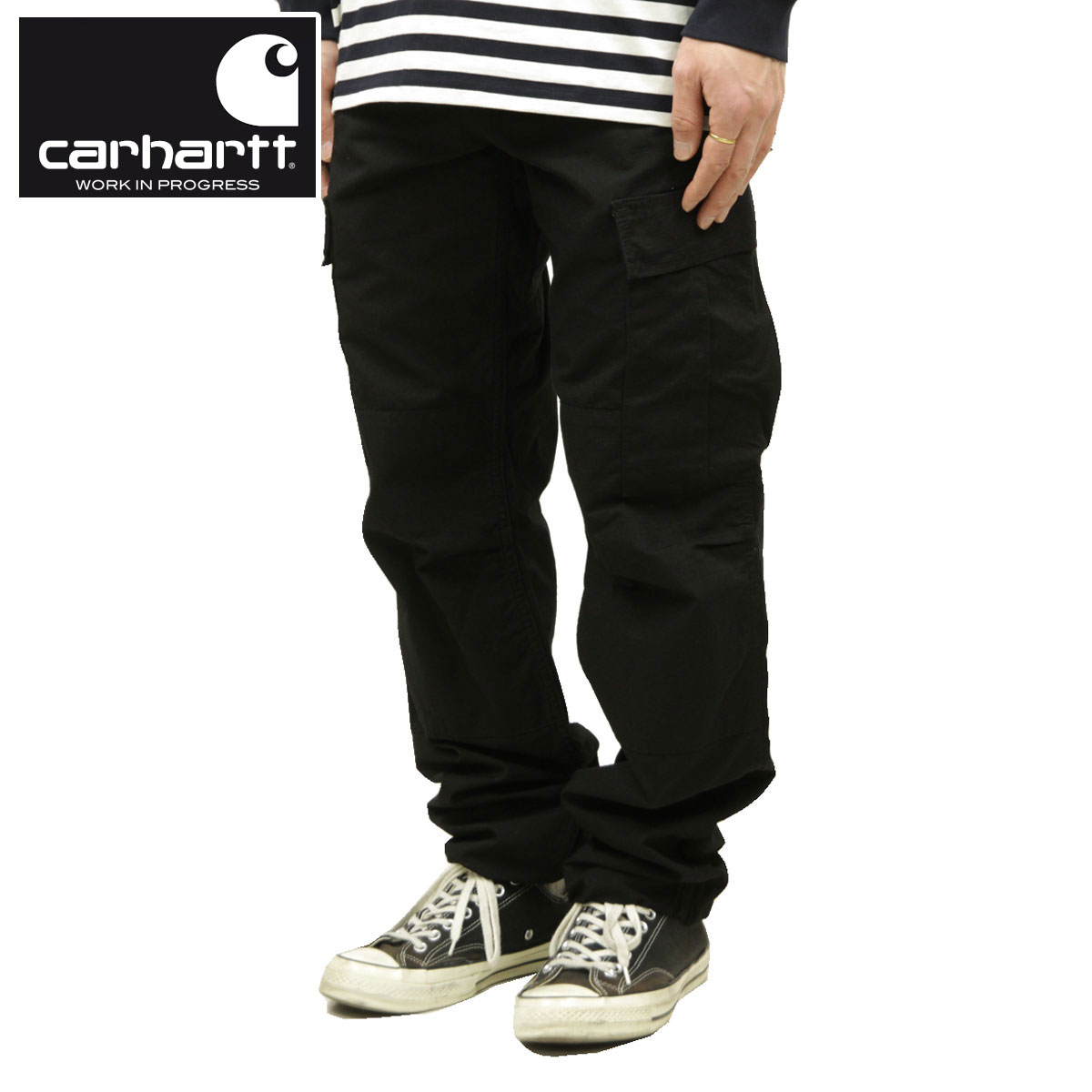 �����ϡ��� �ܥȥॹ ��� ������ CARHARTT WIP �������ѥ�� REGULAR CARGO PANT COLUMBIA RIP STOP BLACK I032467 8902 AB0B B1C C2D D1E E13F