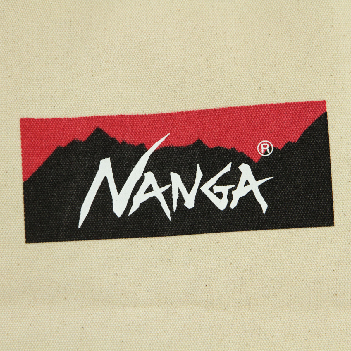 �ʥ� ��� ��ǥ����� �ȡ��ȥХå� ��������Ź NANGA ���� ���������Хå� �� NANGA LOGO CANVAS TOTE 2 WAY BAG NA2253-3A504 NATURAL