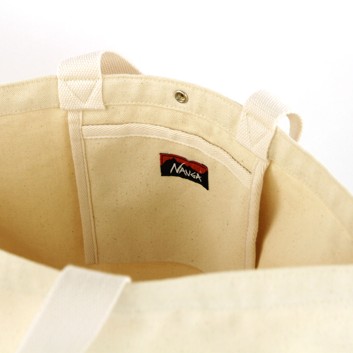 �ʥ� ��� ��ǥ����� �ȡ��ȥХå� ��������Ź NANGA ���� ���������Хå� �� NANGA LOGO CANVAS TOTE 2 WAY BAG NA2253-3A504 NATURAL