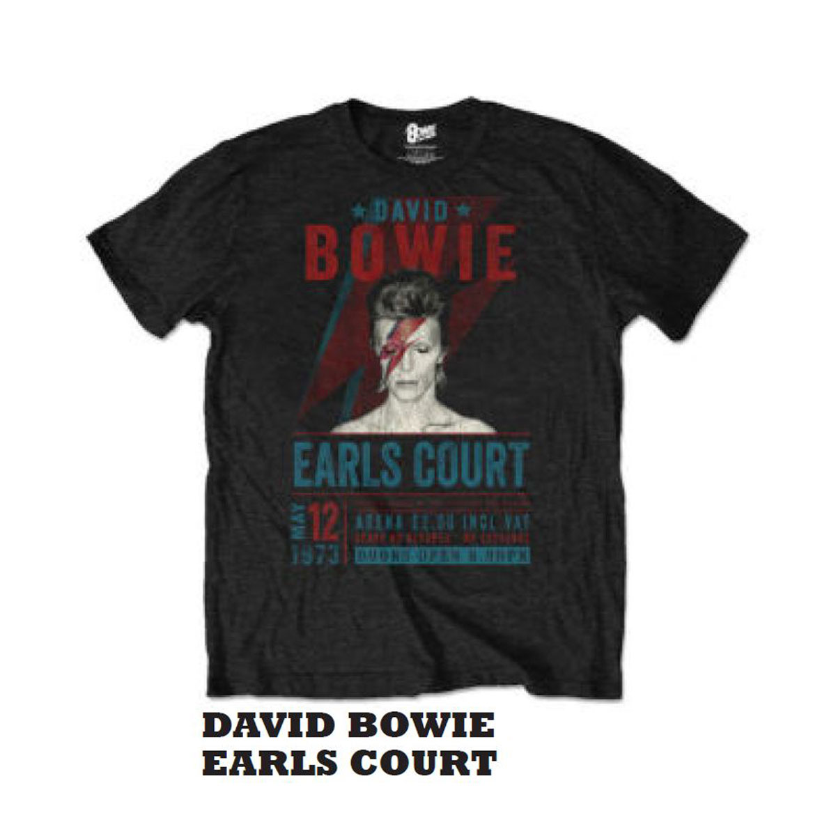 ߥ塼åƥ  ХT  MUSIC TEE åT ǥåɡܥ 륺 DAVID BOWIE EARLS COURT MUSIC TEE