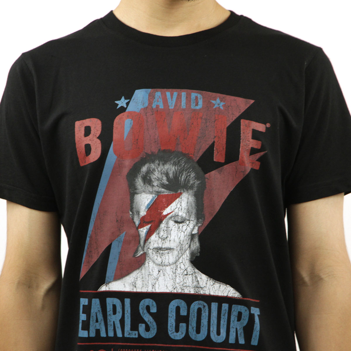 ߥ塼åƥ  ХT  MUSIC TEE åT ǥåɡܥ 륺 DAVID BOWIE EARLS COURT MUSIC TEE
