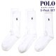 ݥ ե    POLO RALPH LAUREN 3  å 3 PACKCLASSIC FOOT CREW POLO SOCKS 821032PK 100 - WHITE A05B B1C C7D D1E E01F