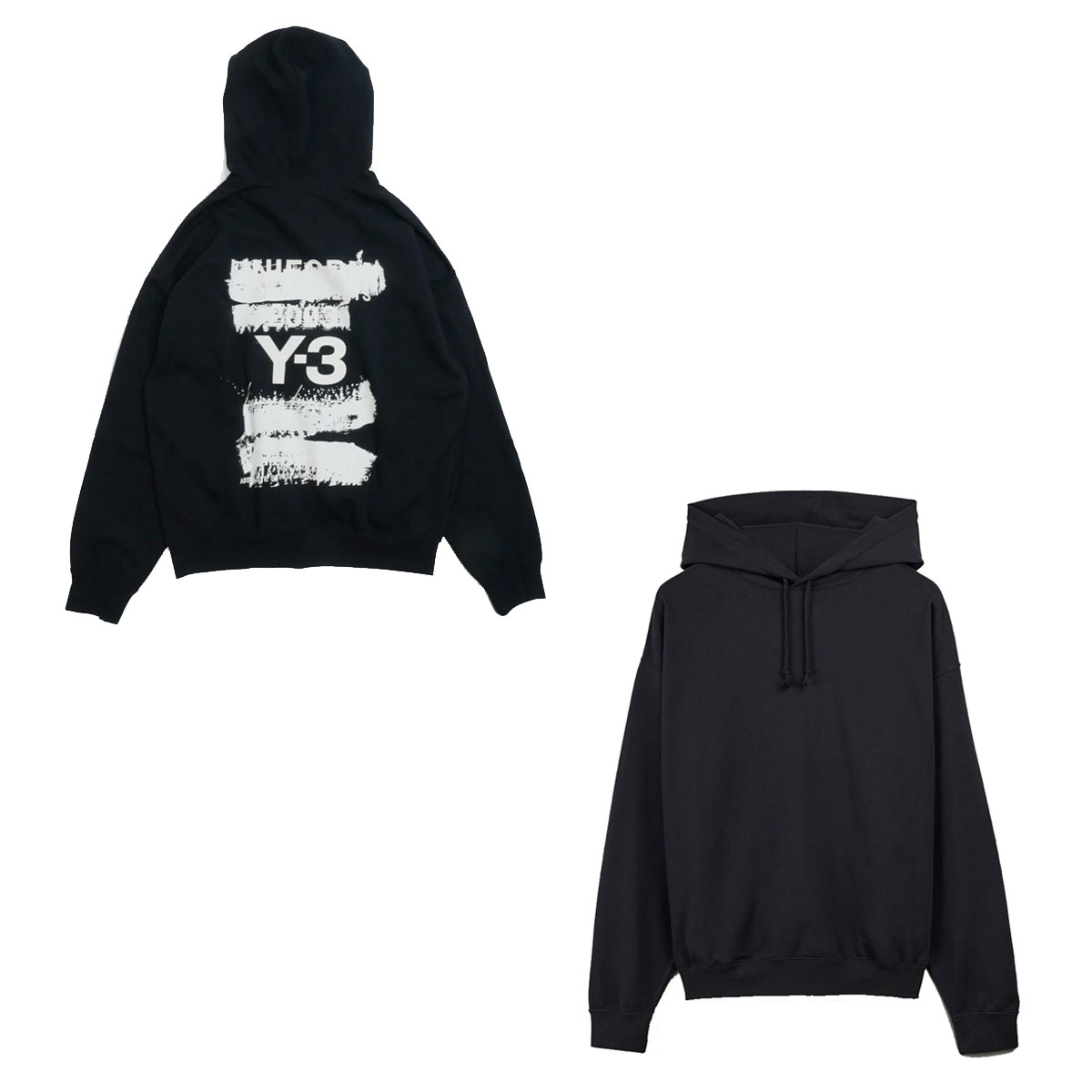 磻꡼  ѡ  Y-3 Хåץ ץ륪С աǥ U GFX HOODIE PULL PARKA JN4882 BLACK