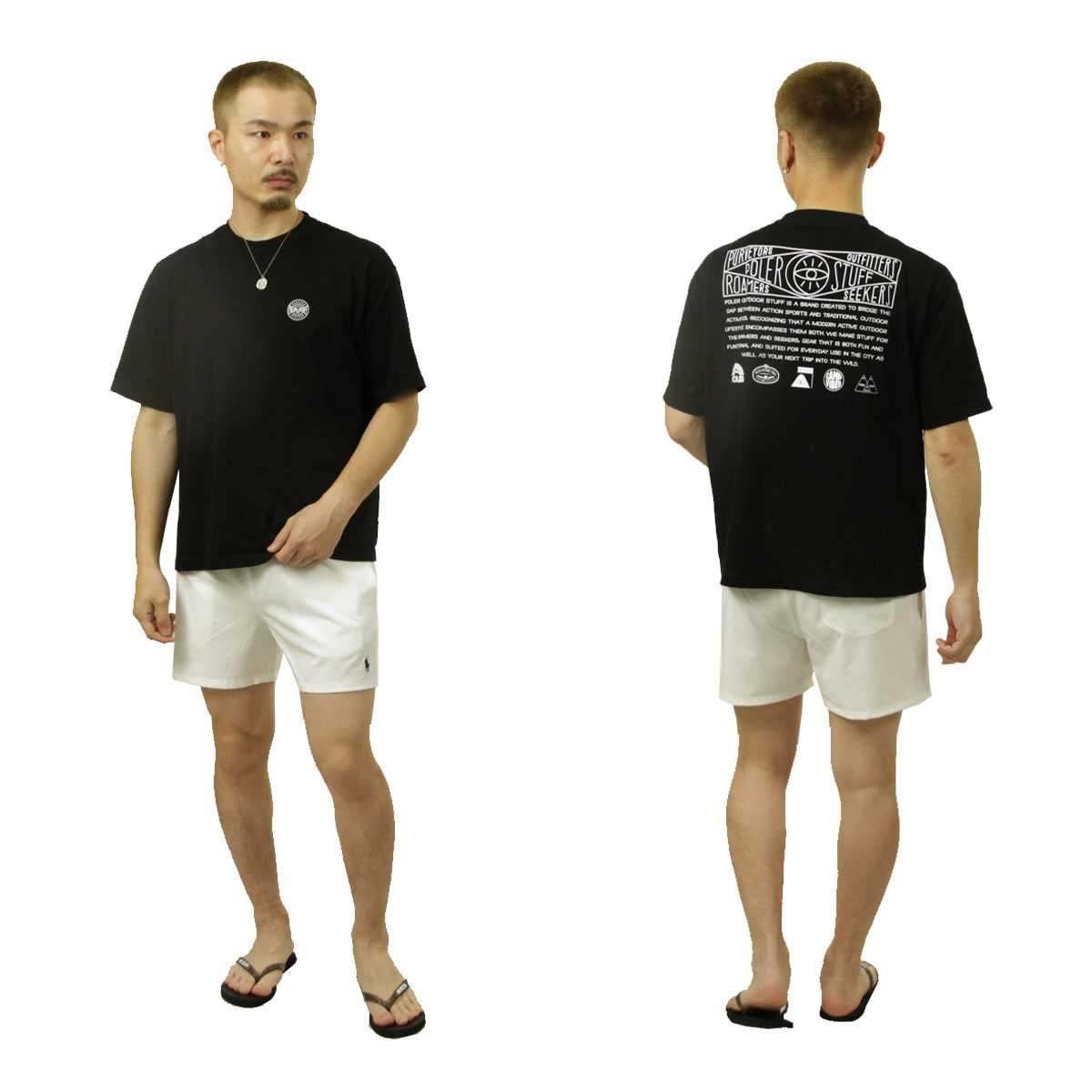 �ݥ� ���ե������ ��� ������ѥ�� ������ POLO RALPH LAUREN ���� �ȥ�󥯥��� ���� WOVEN TRUNK SWIM PANTS WHITE 710B16721 009