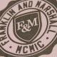 �ե�󥯥�� �ޡ������ T����� ��������Ź FRANKLIN��MARSHALL ȾµT����� ���롼�ͥå�  LOGO TEE POWDER PINK TSMF182AN 45181 4010 A61B B1C C1D D1E E11F
